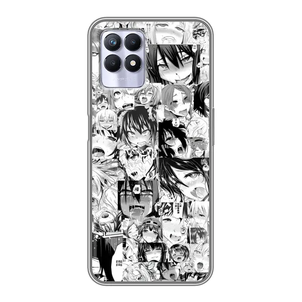 Чохол з принтом «Ahegao manga» для Realme 8 Pro Чохол з принтом «Ahegao manga» для Realme 8 Pro