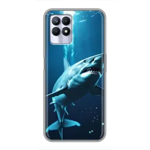 Чехол с принтом «Акула под водой» для Realme 8 Pro
