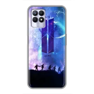 Чехлы BTS для Realme 8 Pro (AlphaPrint) (Army BTS)