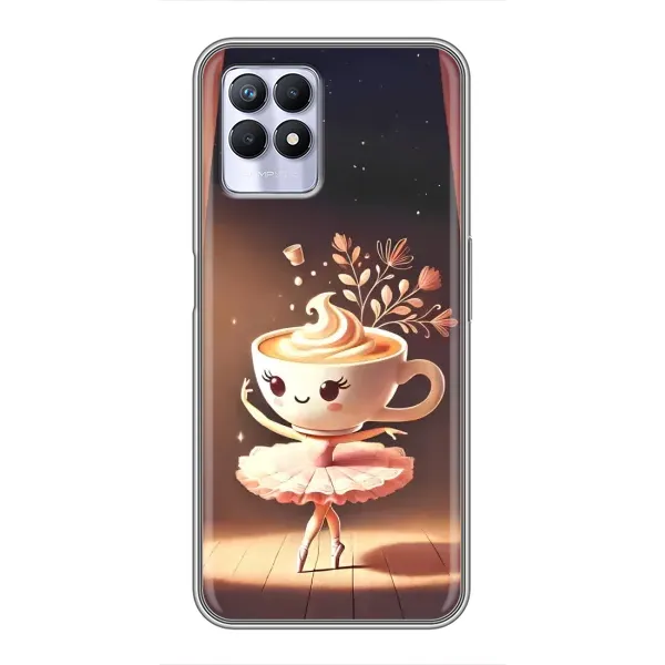 Чохол з принтом «Балерина капучина» для Realme 8 Pro