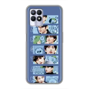 Чехлы BTS для Realme 8 Pro (AlphaPrint) (Bangtan)