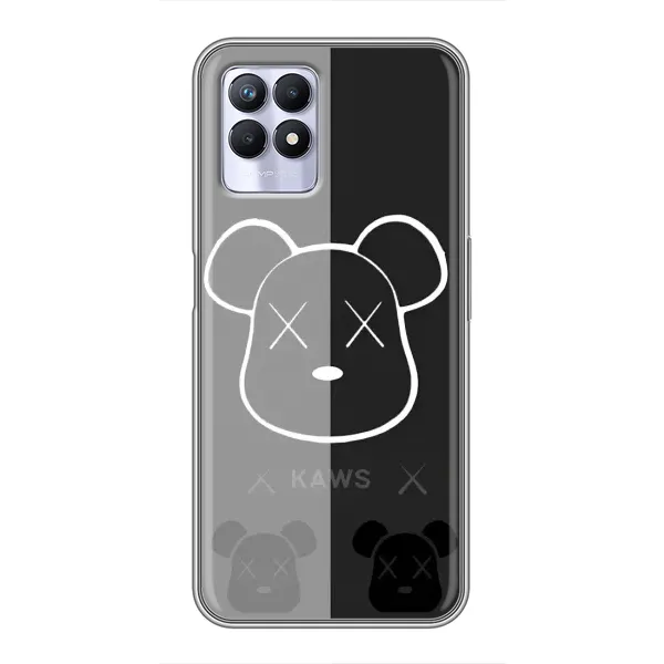 Чехол с принтом «БеарБрик глаза» для Realme 8 Pro