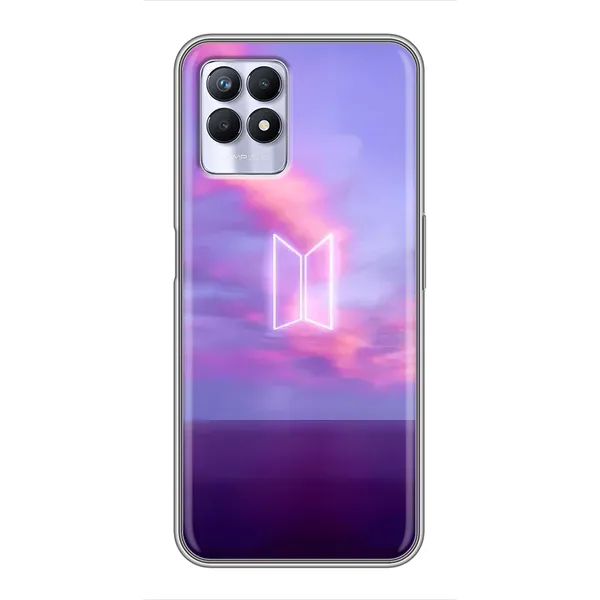 Чехол с принтом «BTS логотип» для Realme 8 Pro Чехол с принтом «BTS логотип» для Realme 8 Pro