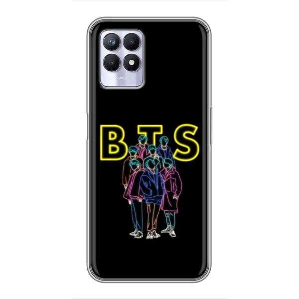 Чехол с принтом «BTS стайл» для Realme 8 Pro Чехол с принтом «BTS стайл» для Realme 8 Pro