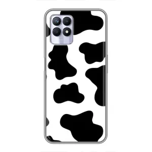 Чохол з принтом корови на RealMe 8 Pro (Чорная Буренка)