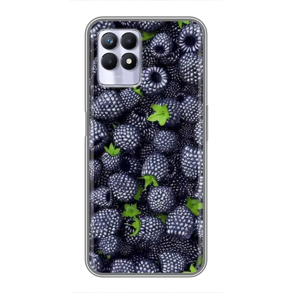 Чехол с принтом «Ежевика» для Realme 8 Pro