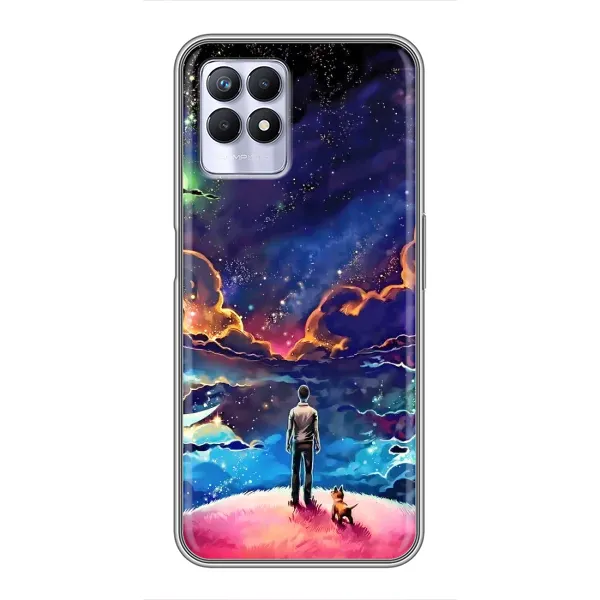 Чехол с принтом «Галактический вид» для Realme 8 Pro