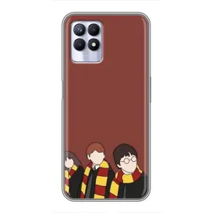 Чехлы с Гарри Поттером для Realme 8 Pro (AlphaPrint) (Гарри с друзьями)