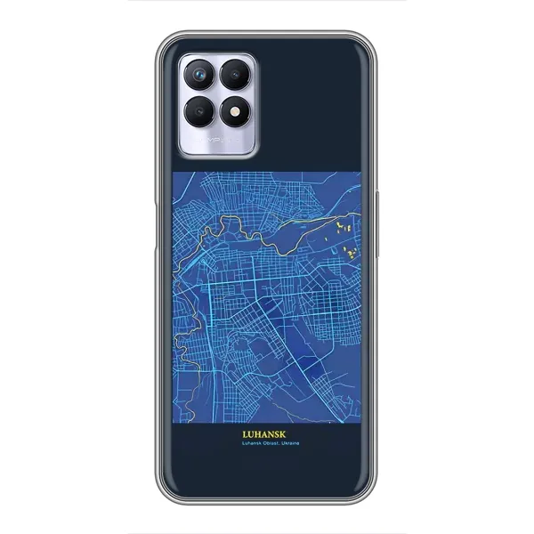 Чохол з принтом «Луганськ» для Realme 8 Pro