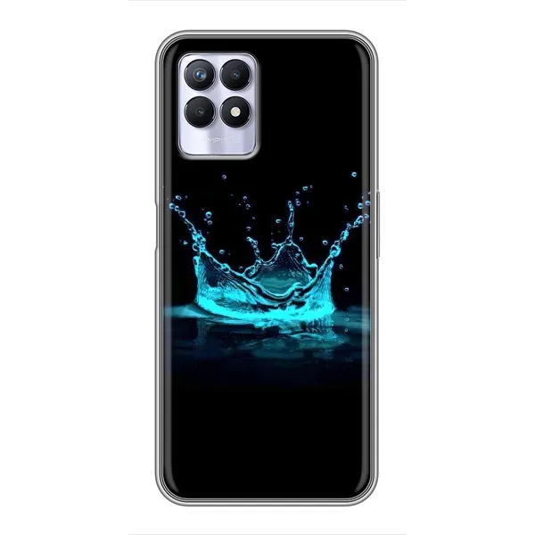 Чохол з принтом «Крапля корони» для Realme 8 Pro