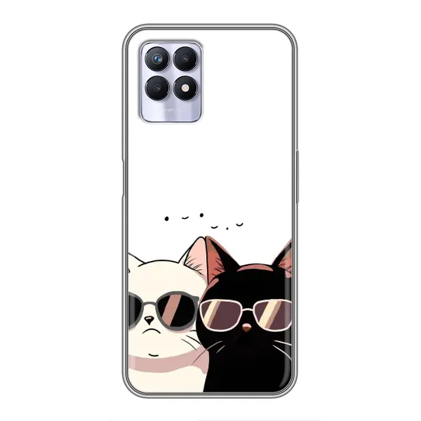 Чехол с принтом «Коты в очках» для Realme 8 Pro Чехол с принтом «Коты в очках» для Realme 8 Pro