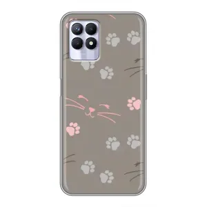Чохол з малюнком кіт на Realme 8 Pro (Лапи і вуса)