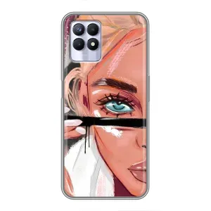 Чехол с печатью для Realme 8 Pro - (Мода) (AlphaPrint)