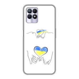 Чохол для Патріота України Realme 8 Pro - (AlphaPrint) (Мир Україні)