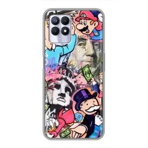 Чохли з крутими принтами для Realme 8 Pro - (PREMIUMPrint) (Monopoly man)