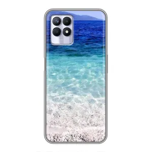 Силиконовый чехол с КАРТИНКАМИ лето для Realme 8 Pro (AlphaPrint) (Море)