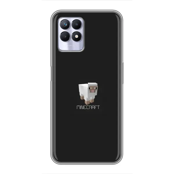 Чехол с принтом «Овечка Майнкрафт» для Realme 8 Pro