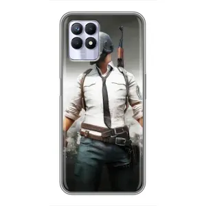 Чехол PUBG для Реалми 8 Про (AlphaPrint)