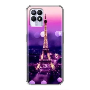 Чехол Эйфелева Башня для Realme 8 Pro - (AlphaPrint) (Париж Башня)
