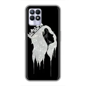 Чохол з Короною RealMe 8 Pro - (AlphaPrint) (Принцеса)