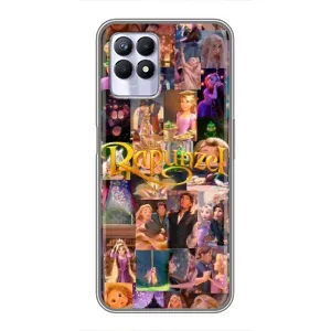 Чохол з принтом «Колаж Рапунцель» для Realme 8 Pro