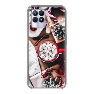 Різдвяні, Святкові Чохли для RealMe 8 Pro (Різдвяна атмосфера)