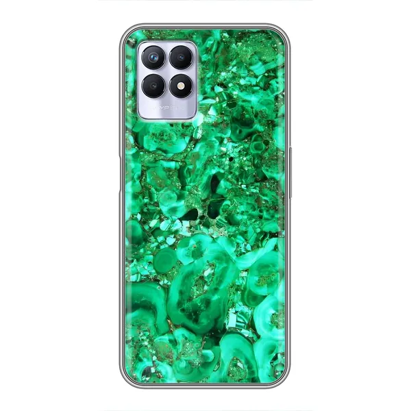 Чехол с принтом «Салатный Мрамор» для Realme 8 Pro