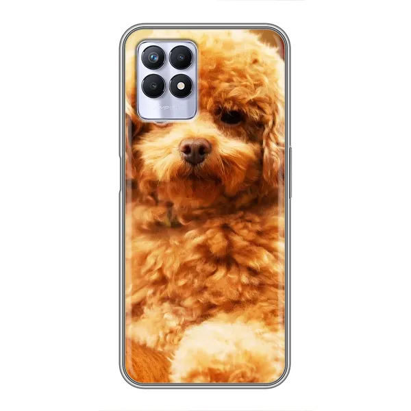 Чехол с принтом «Щенок Бишон» для Realme 8 Pro Чехол с принтом «Щенок Бишон» для Realme 8 Pro