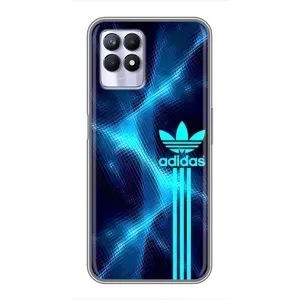 Чохли Адидас для Realme 8 Pro (AlphaPrint) (Синій Адідас)