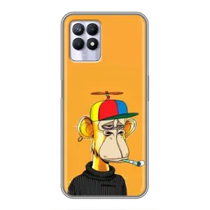 Чохли з Мавпами NFT для Realme 8 Pro (AlphaPrint) (Нудна мавпа NFT)