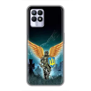 Чехлы с картинкой ЗСУ для Realme 8 Pro (AlphaPrint) (Солдат ЗСУ)