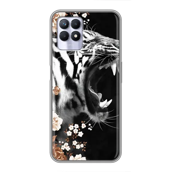 Чехол с принтом «Стильный ТИГР» для Realme 8 Pro