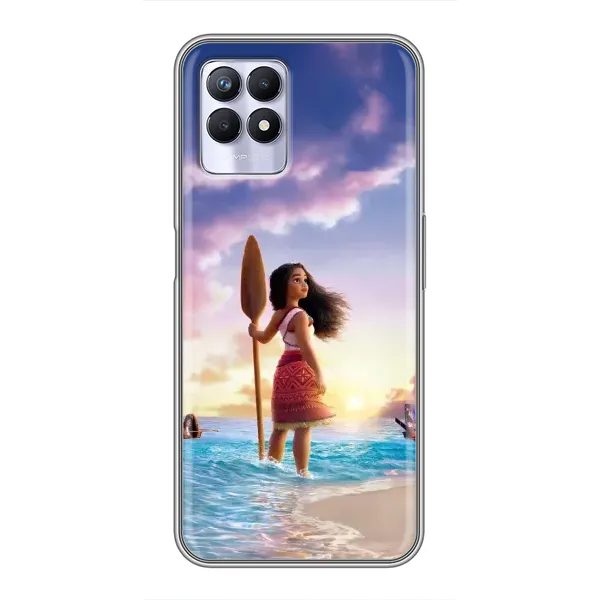 Чохол з принтом «Моана з веслом» для Realme 8 Pro Чохол з принтом «Моана з веслом» для Realme 8 Pro