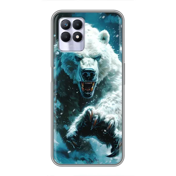Чехол с принтом «Полярный медведь» для Realme 8 Pro