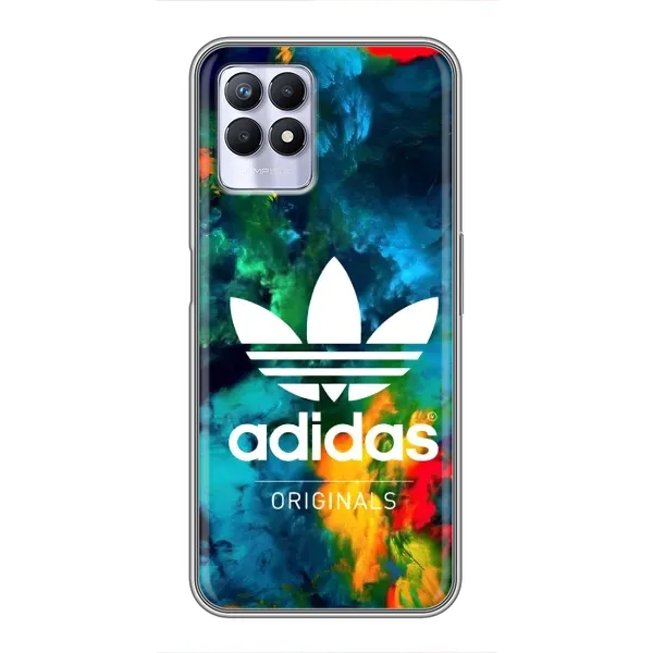 Чехол с принтом «Яркий Адидас» для Realme 8 Pro Чехол с принтом «Яркий Адидас» для Realme 8 Pro