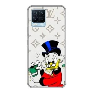 Чехли для Realme 8 - Скрудж МакДак Louis Vuitton (PREMIUMPrint) (Бакси Скрудж)