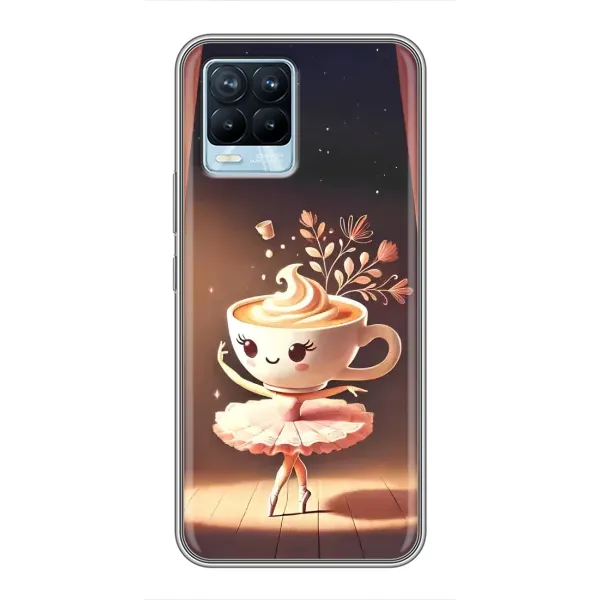 Чохол з принтом «Балерина капучина» для Realme 8
