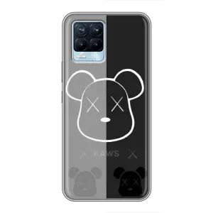 Чохли для Realme 8 - Bearbrick Louis Vuitton (PREMIUMPrint) (БеарБрік очі)