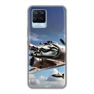 Чохол з мемом Тралалело тралала на Realme 8 (Бомбардіро крокоділо)