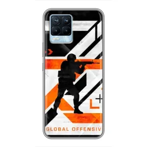 Чехлы с тематикой Киберспорт для Realme 8 (VPrint) (Cs:Go)