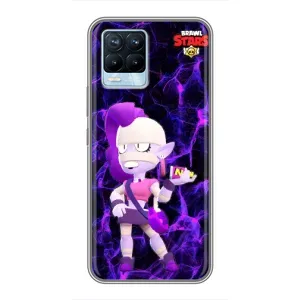 Чехлы Brawl Stars для Realme 8 (AlphaPrint) (Емз Бравл Старс)