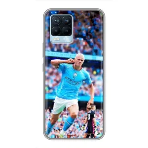 Чехлы с футболистом Ерлинг Холанд для Realme 8 (AlphaPrint) (фанаты Холанда)