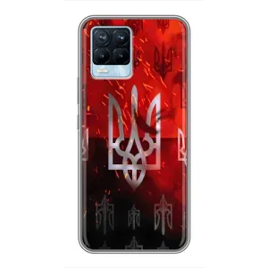 Украинские Чехлы для Realme 8 с картинкой УПА (AlphaPrint) (ГЕРБ УПА)