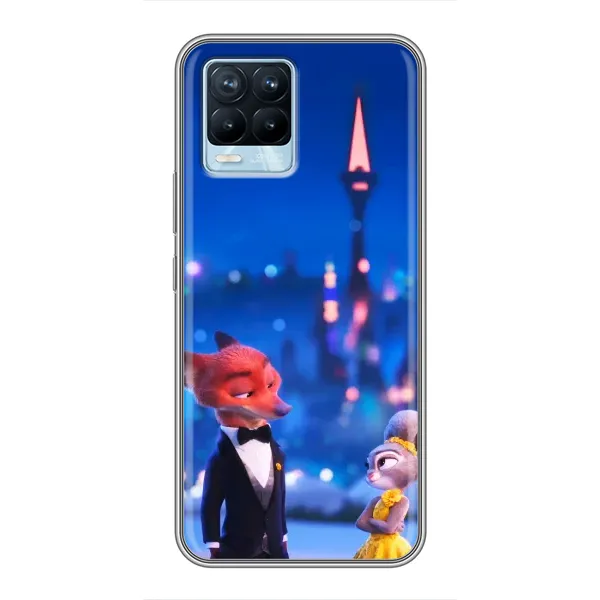 Чехол с принтом «Романтический вечер Зверополис» для Realme 8