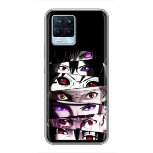 Чохли Персонажі Аніме Наруто для Realme 8 (AlphaPrint) (Очі Anime)