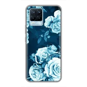 Чехлы (ART) Цветы на Realme 8 (VPrint) (Блактині бутони)