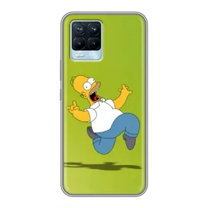 Чjхол з Сімпсонами для Realme 8 (VPrint) (Гомер Сімпсон)