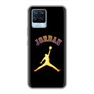 Чохли для Realme 8 - з картинкою JORDAN (AlphaPrint) (Jordan Gold)