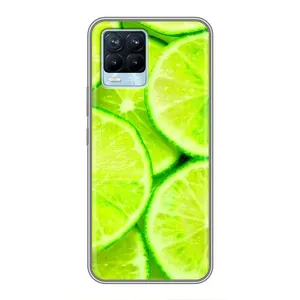 Чохли з фруктами для Realme 8 (VPrint) (Лайм)