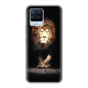 Чохол з картинкою ЛЕВ для Realme 8 (VPrint) (Лев)